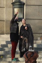 Helen Mirren - Filming scenes for "White Bird: A Wonder Story" in Prague 04/14/2021