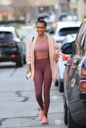 Jasmine Tookes at Dogpound Gym in West Hollywood 04/12/2021