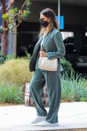 Jessica Alba - Heads to Her Office in Playa Vista 04/06/2021