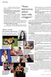 Jodie Foster - Io Donna Del Corriere Della Sera 04/17/2021 Issue