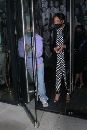 Jordyn Woods With Jaden Smith at Catch LA in West Hollywood 04/22/2021