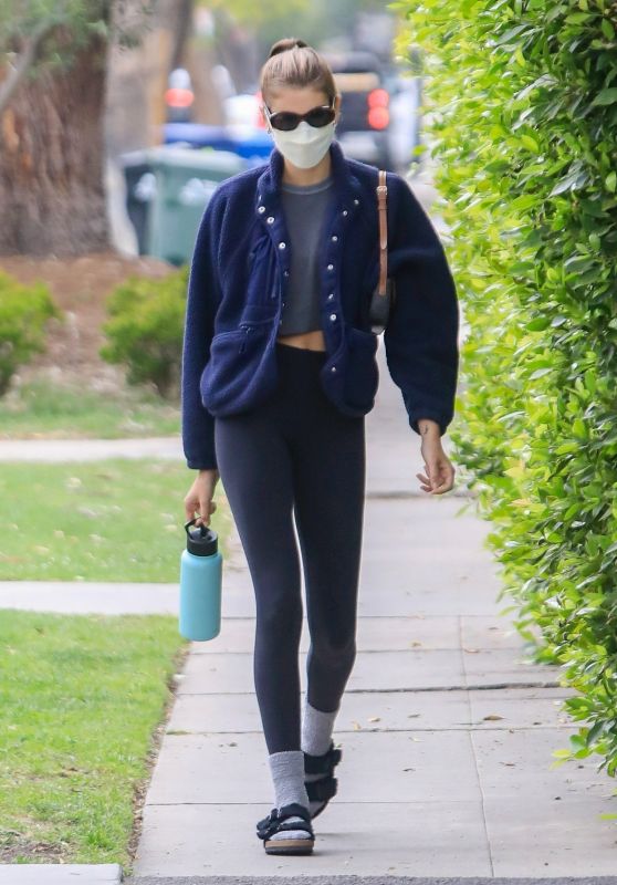 Kaia Gerber - Attending a Pilates Class in West Hollywood 04/22/2021