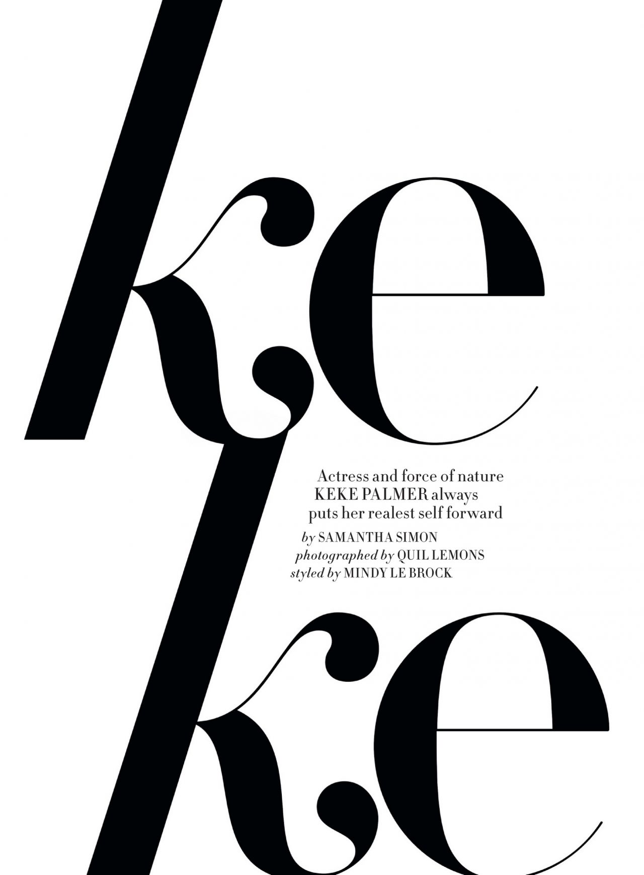 Keke Palmer - InStyle Magazine May 2021 Issue • CelebMafia