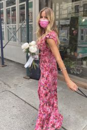 Kelly Bensimon in Floral Isabel Marant Dress 04/19/2021