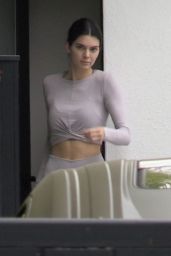 Kendall Jenner Leaving a Pilates Class 04/21/2021