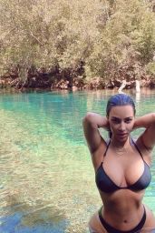 Kim Kardashian in a Bikini 04/02/2021