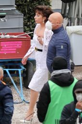 Lady Gaga - "House of Gucci" Filming Set in Rome 04/07/2021