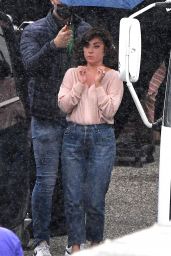 Lady Gaga on the Set of "House Of Gucci" in Rome 04/27/2021