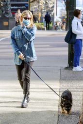 Lili Reinhart - Walking Her Dog in Vancouver 04/06/2021