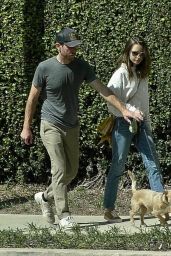Lily Collins and Charlie McDowell - Los Angeles 04/10/2021