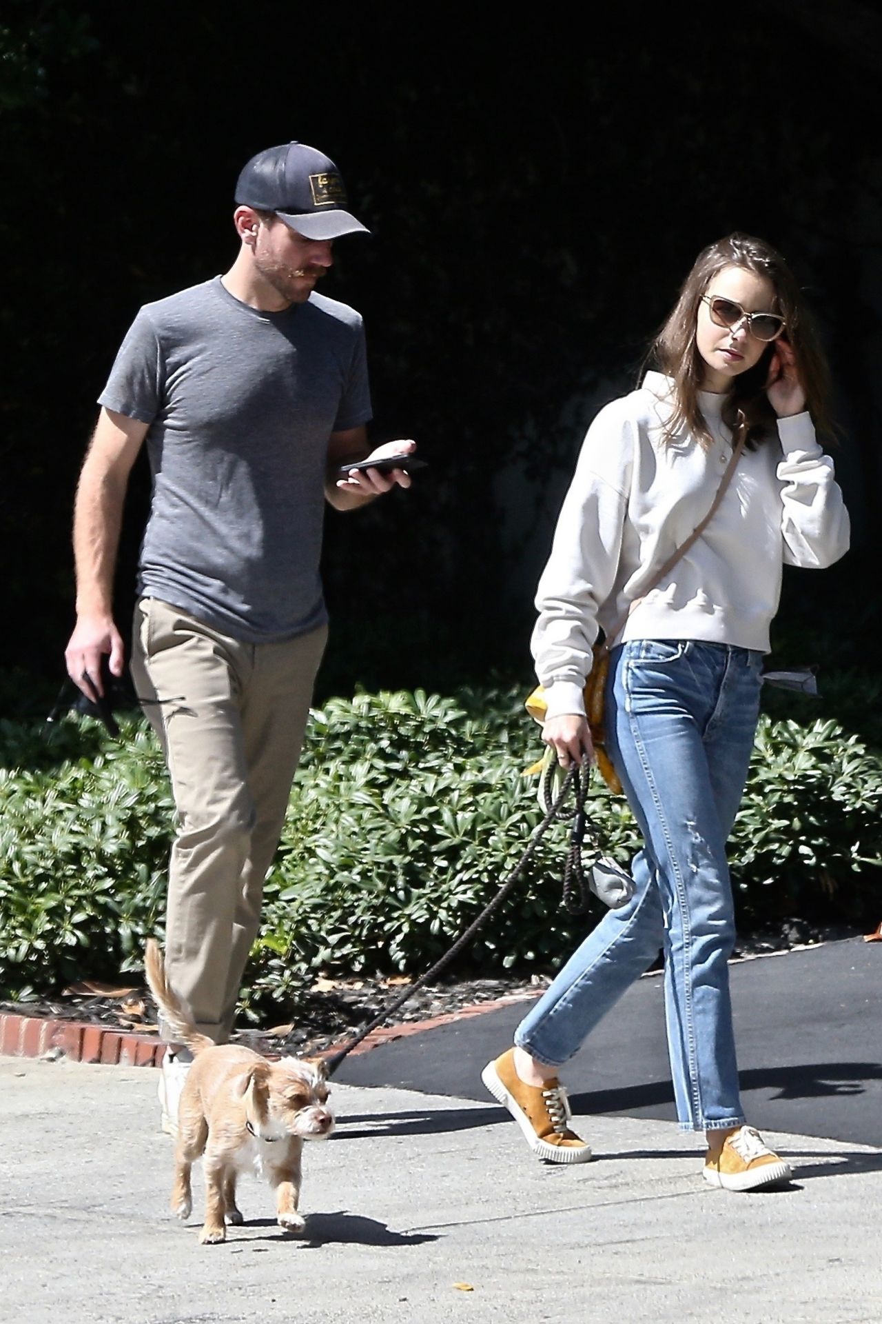 Lily Collins and Charlie McDowell - Los Angeles 04/10/2021 • CelebMafia
