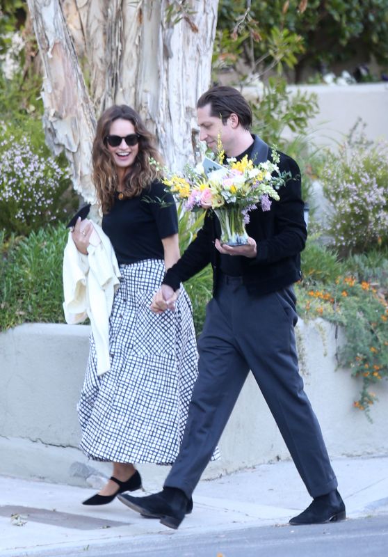 Lily James and Michael Shuman - Los Angeles 03/27/2021