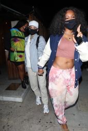 Lizzo, Kehlani and SZA at The Nice Guy in Los Angeles 04/21/2021