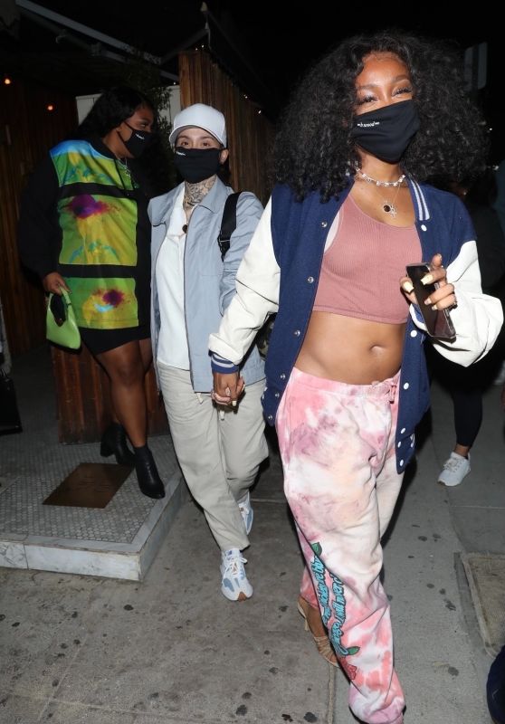Lizzo, Kehlani and SZA at The Nice Guy in Los Angeles 04/21/2021
