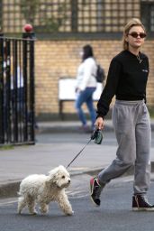 Lucy Hale Walking Her Dog - London 04/28/2021