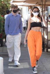 Madison Beer at IL Pastaio in Beverly Hills 04/05/2021