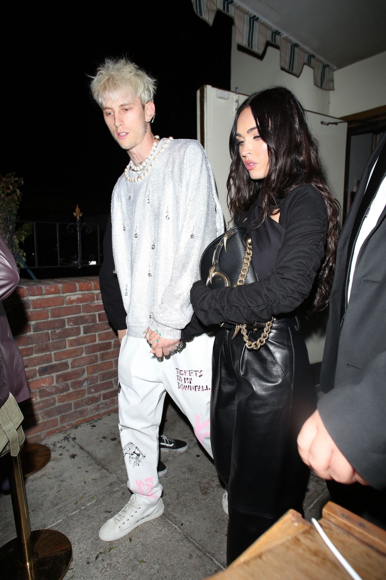 Megan Fox and Machine Gun Kelly - Out For Dinner in LA 04/20/2021 ...