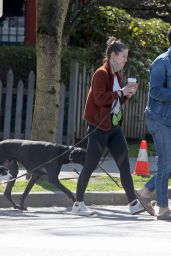 Melissa Benoist and Chris Wood - Out in Vancouver 04/21/2021