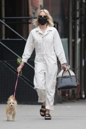 Naomi Watts in a Jumpsuit - New York 04/18/2021
