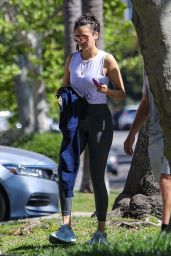 Nina Dobrev - Heading to Gym in LA 04/19/2021