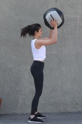 Nina Dobrev Working Out - Santa Monica 04/16/2021