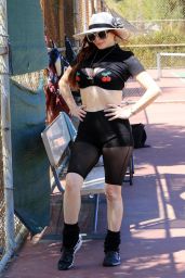 Phoebe Price at the Courts in Los Angeles 04/20/2021