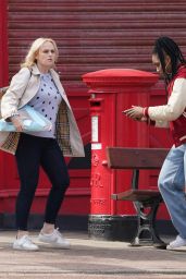 Rebel Wilson - "The Almond and the Seahorse" Filming Set in London 04/26/2021
