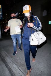 Rihanna in Adidas Tracksuit in Beverly Hills 04/12/2021