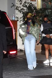 Rihanna - Leaves Sunset Tower Hotel in Los Angeles 04/25/2021