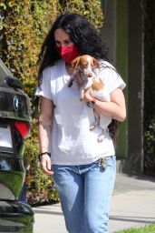 Rumer Willis - With Her New Puppy in Los Angeles 04/06/2021