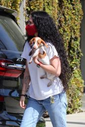 Rumer Willis - With Her New Puppy in Los Angeles 04/06/2021
