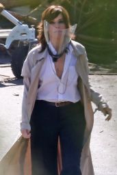 Sandra Bullock and Brad Pitt - "Bullet Train" Filming Set in Los Angeles 04/03/2021