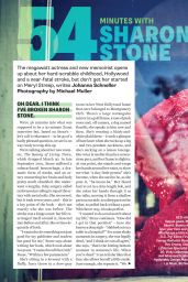 Sharon Stone - Zoomer Magazine April 2021 Issue