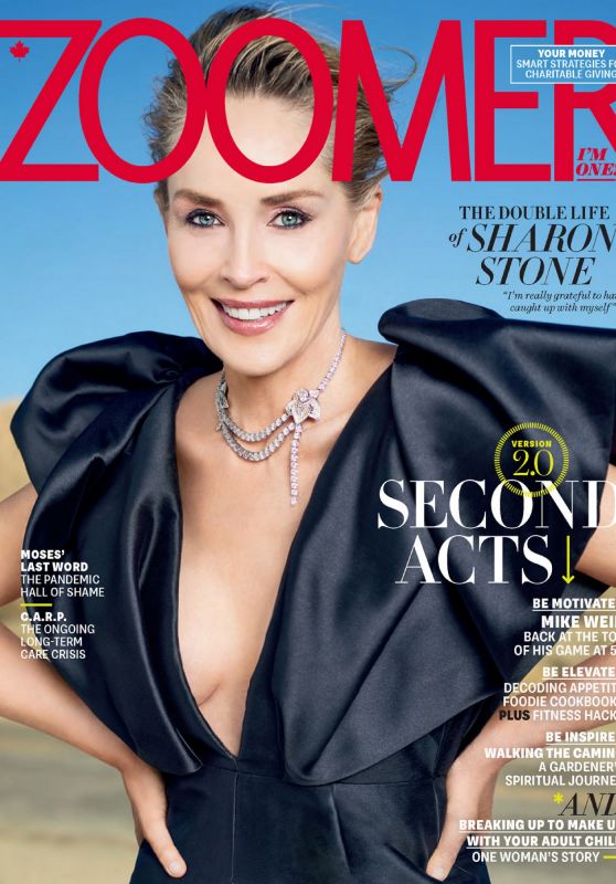 Sharon Stone - Zoomer Magazine April 2021 Issue