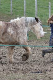 Summer Monteys-Fullam - Feeding Her Horses 04/05/2021 • CelebMafia