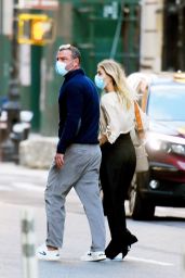 Taylor Neisen and Liev Schreiber - Out in New York 04/13/2021