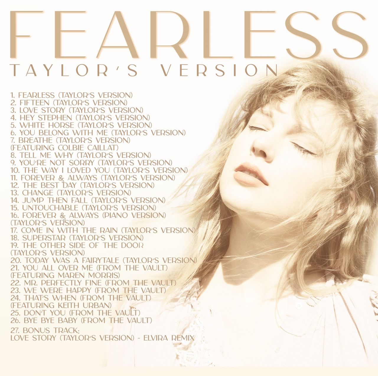 Taylor Swift - Fearless Cover and Promo 2021 • CelebMafia