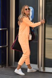 Vogue Williams - Arriving at the Global Studios in London 04/14/2021