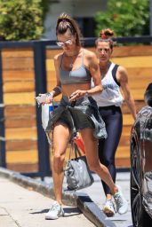 Alessandra Ambrosio - Leaves Her Pilates Class in West Hollywood 05/25/2021
