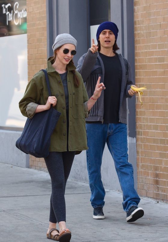 Anne Hathaway and Jared Leto - Apple TV Show "WeCrashed" Filming Set in New York City 05/25/2021