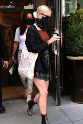 Anya Taylor-Joy - Exiting Her Hotel in New York City 05/19/2021