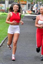 Apollonia Llewellyn - Working Out in a Park in Manchester 05/15/2021