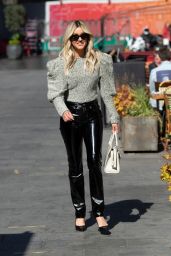 Ashley Roberts in Sizzling PVC Trousers and a Chic Statement Top 05/07/2021