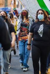 Bella Hadid - Palestinian Rally in NYC 05/15/2021