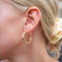 Brandy Melville Thick Hoop Earrings