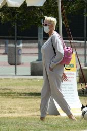 Brigitte Nielsen at the Park in LA 05/09/2021