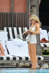 Charlotte McKinney in a Bikini - Miami 05/17/2021