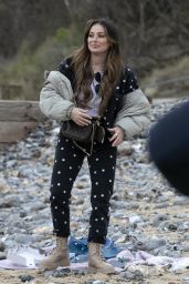 Courtney Green - "The Only Way is Essex TV Show" filming in Cromer, Norfolk 05/01/2021