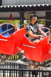 Courtney Stodden at Six Flags Magic Mountain Santa Clarita 05/20/2021