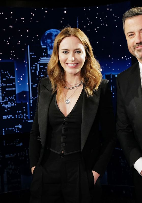 Emily Blunt - Jimmy Kimmel Live! in LA 05/26/2021
